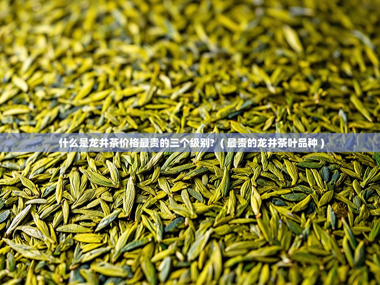  什么是龙井茶价格最贵的三个级别?  ( 最贵的龙井茶叶品种 )