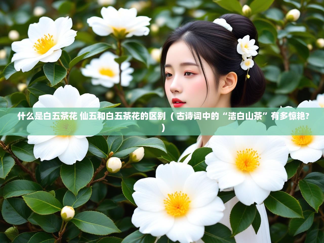  什么是白五茶花 仙五和白五茶花的区别  ( 古诗词中的“洁白山茶”有多惊艳? )