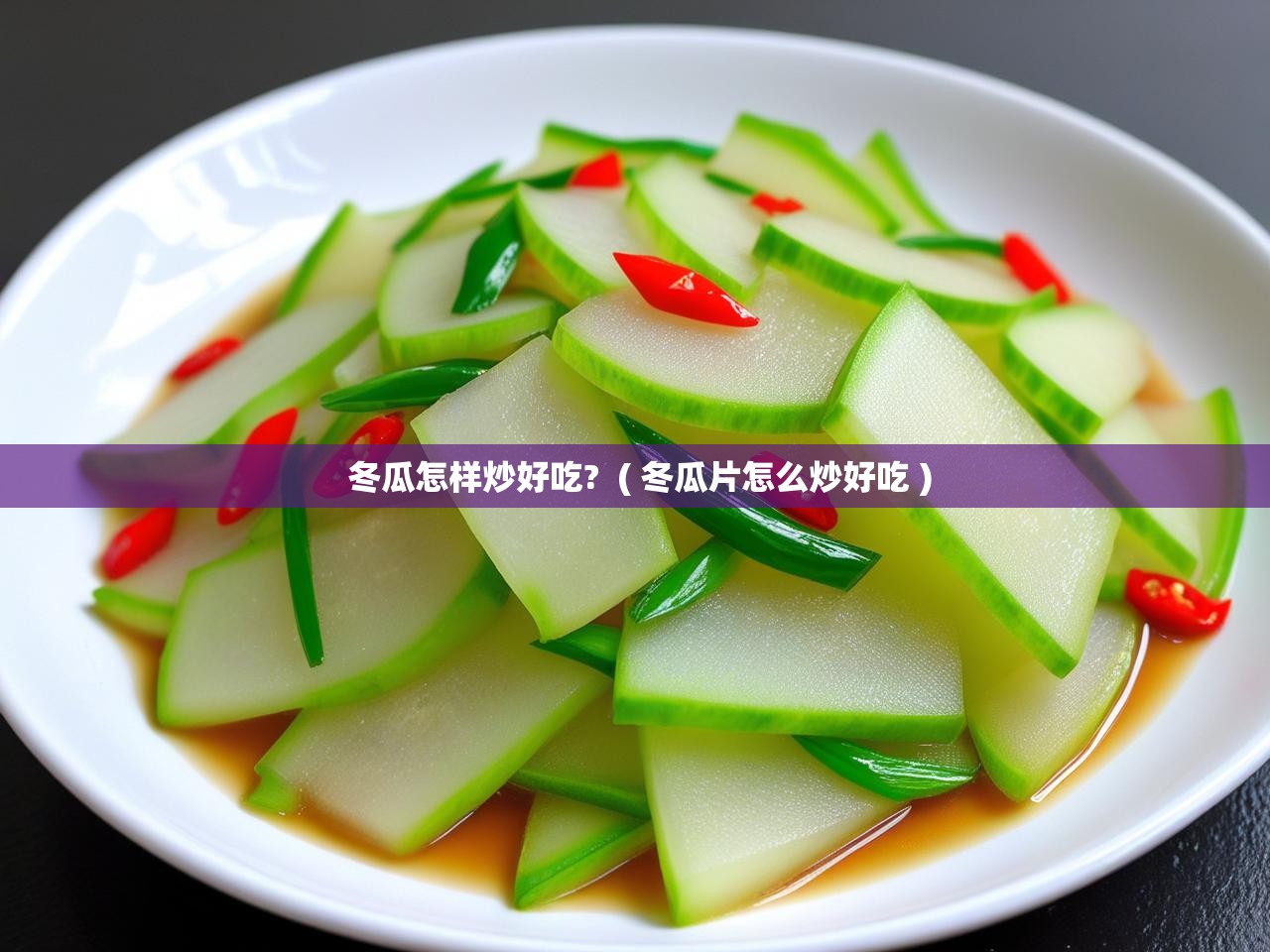  冬瓜怎样炒好吃?  ( 冬瓜片怎么炒好吃 )