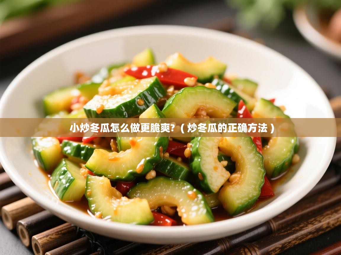  小炒冬瓜怎么做更脆爽?  ( 炒冬瓜的正确方法 )