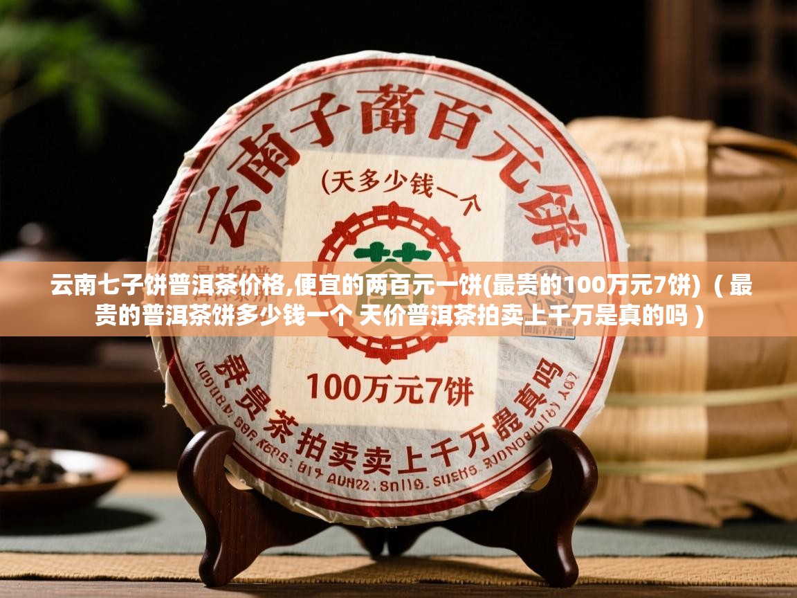  云南七子饼普洱茶价格,便宜的两百元一饼(最贵的100万元7饼)  ( 最贵的普洱茶饼多少钱一个 天价普洱茶拍卖上千万是真的吗 )