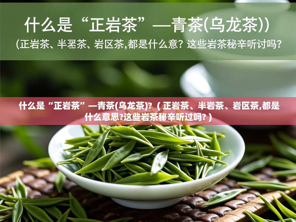  什么是“正岩茶”—青茶(乌龙茶)?  ( 正岩茶、半岩茶、岩区茶,都是什么意思?这些岩茶秘辛听过吗? )