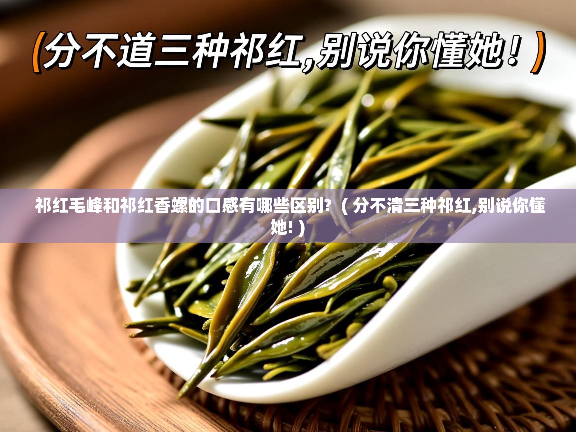  祁红毛峰和祁红香螺的口感有哪些区别?  ( 分不清三种祁红,别说你懂她! )