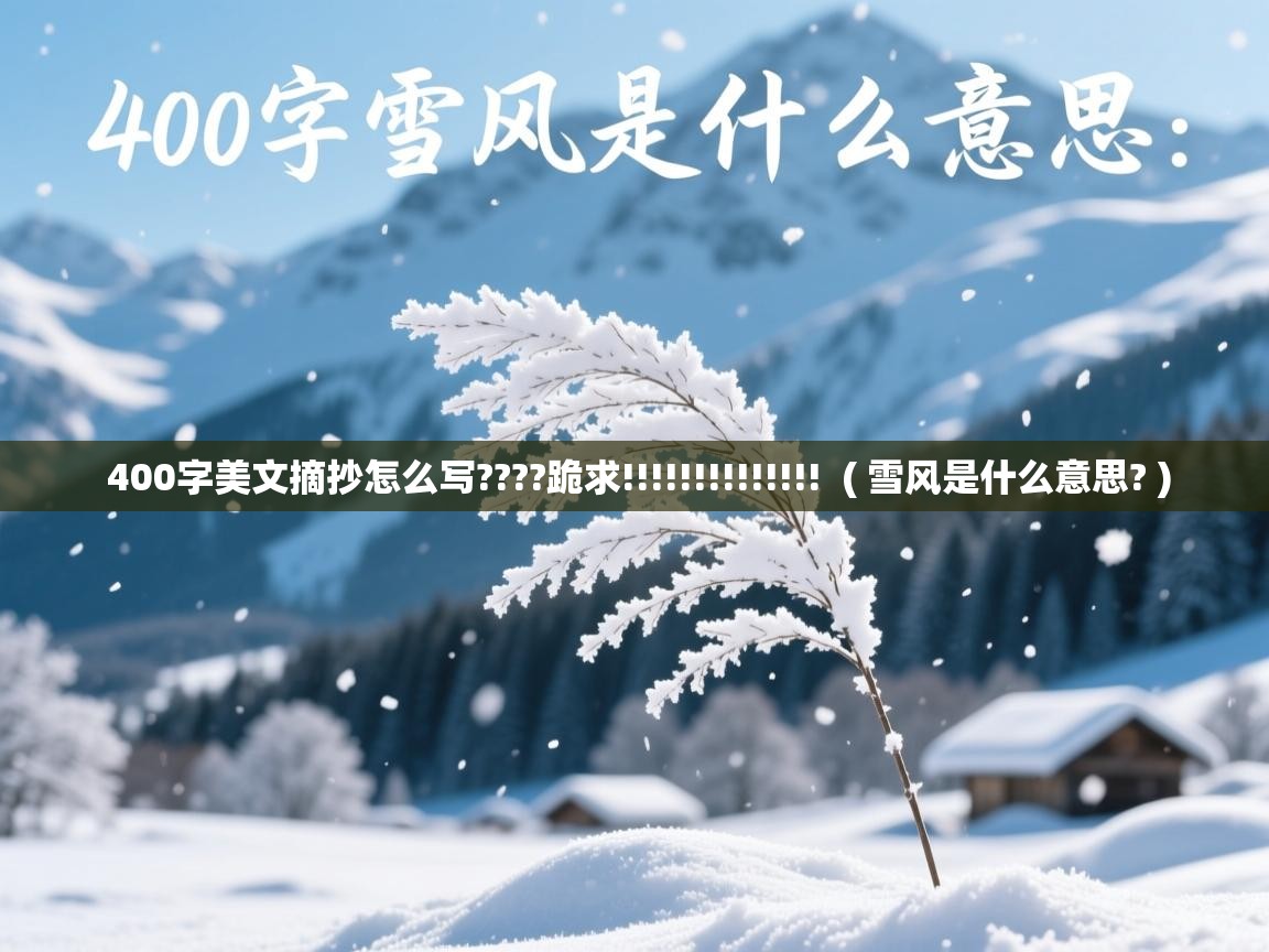  400字美文摘抄怎么写????跪求!!!!!!!!!!!!!!  ( 雪风是什么意思? )