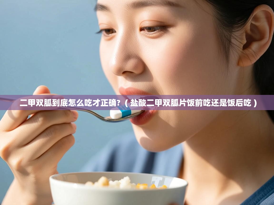  二甲双胍到底怎么吃才正确?  ( 盐酸二甲双胍片饭前吃还是饭后吃 )