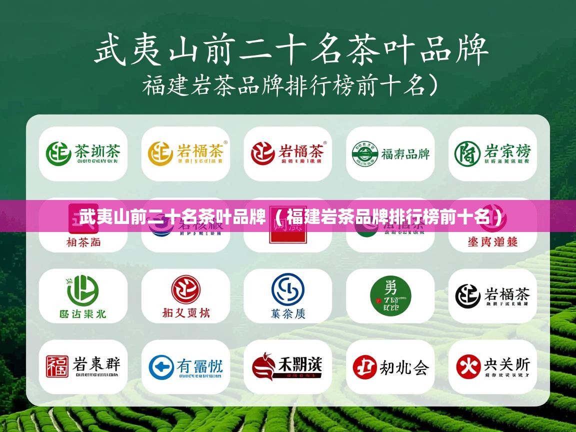  武夷山前二十名茶叶品牌  ( 福建岩茶品牌排行榜前十名 )