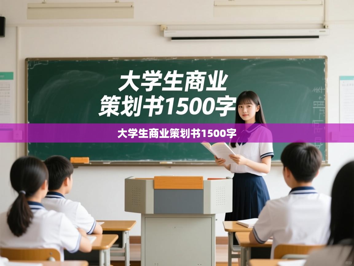  大学生商业策划书1500字 