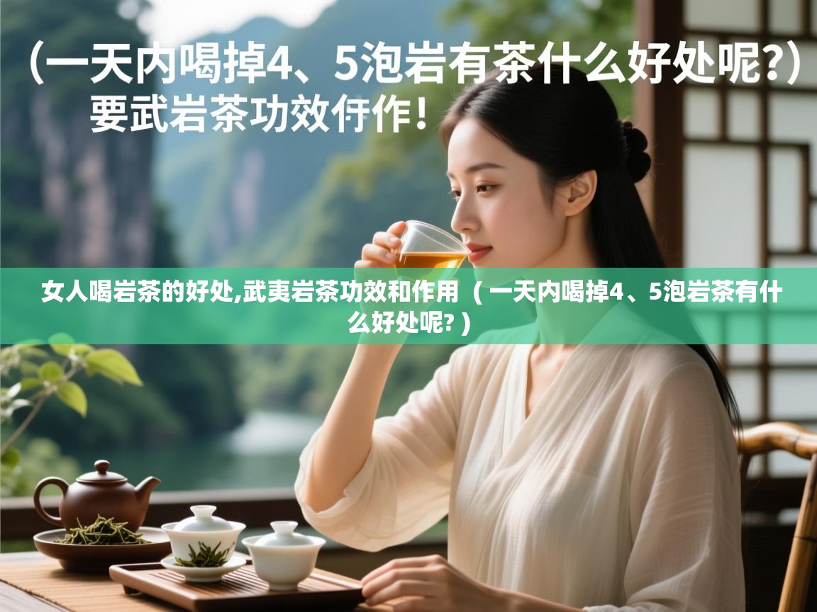 详细阅读: 女人喝岩茶的好处,武夷岩茶功效和作用  ( 一天内喝掉4、5泡岩茶有什么好处呢? )  女人喝岩茶的好处,武夷岩茶功效和作用  ( 一天内喝掉4、5泡岩茶有什么好处呢? )