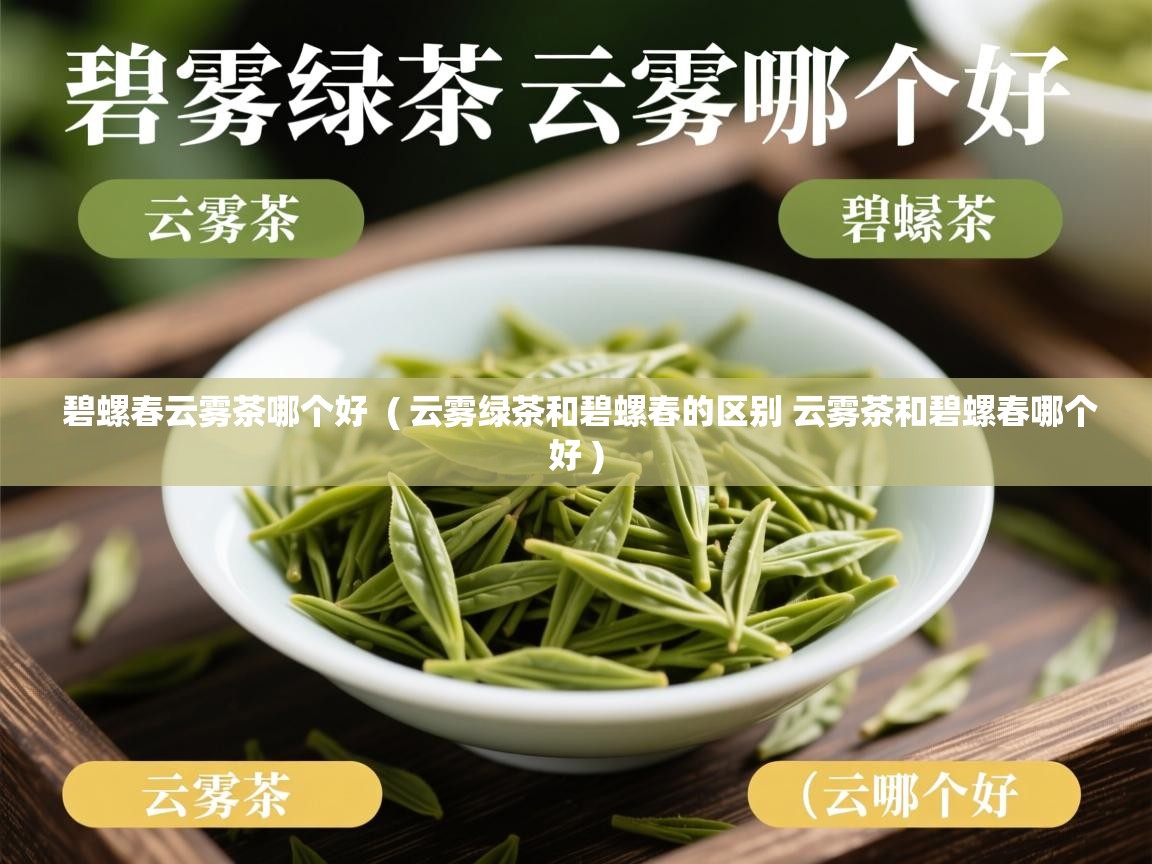  碧螺春云雾茶哪个好  ( 云雾绿茶和碧螺春的区别 云雾茶和碧螺春哪个好 )