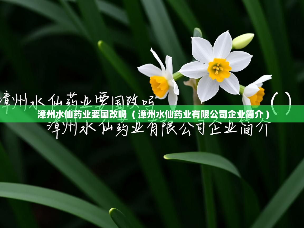  漳州水仙药业要国改吗  ( 漳州水仙药业有限公司企业简介 )