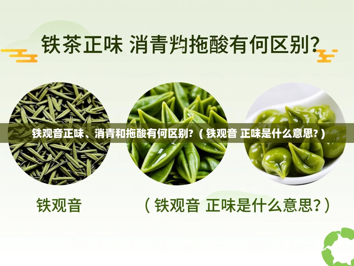  铁观音正味、消青和拖酸有何区别?  ( 铁观音 正味是什么意思? )