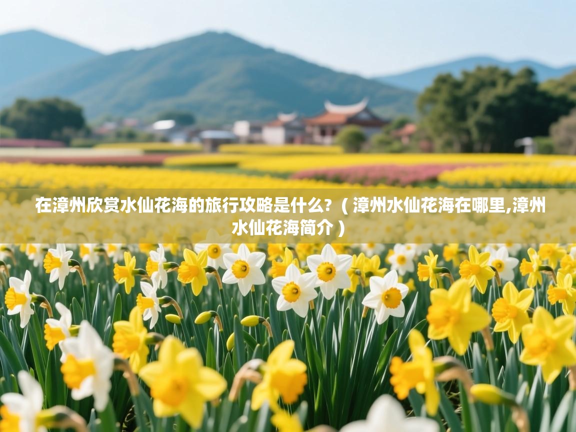  在漳州欣赏水仙花海的旅行攻略是什么?  ( 漳州水仙花海在哪里,漳州水仙花海简介 )