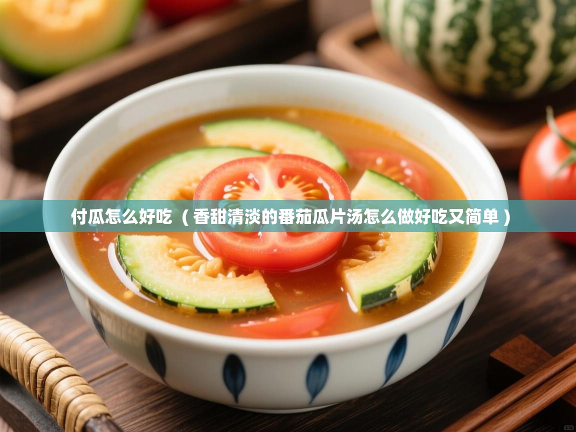  付瓜怎么好吃  ( 香甜清淡的番茄瓜片汤怎么做好吃又简单 )