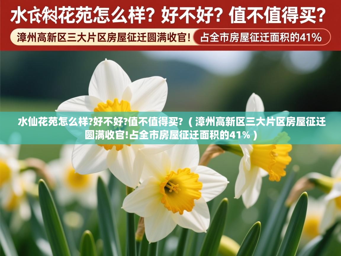  水仙花苑怎么样?好不好?值不值得买?  ( 漳州高新区三大片区房屋征迁圆满收官!占全市房屋征迁面积的41% )