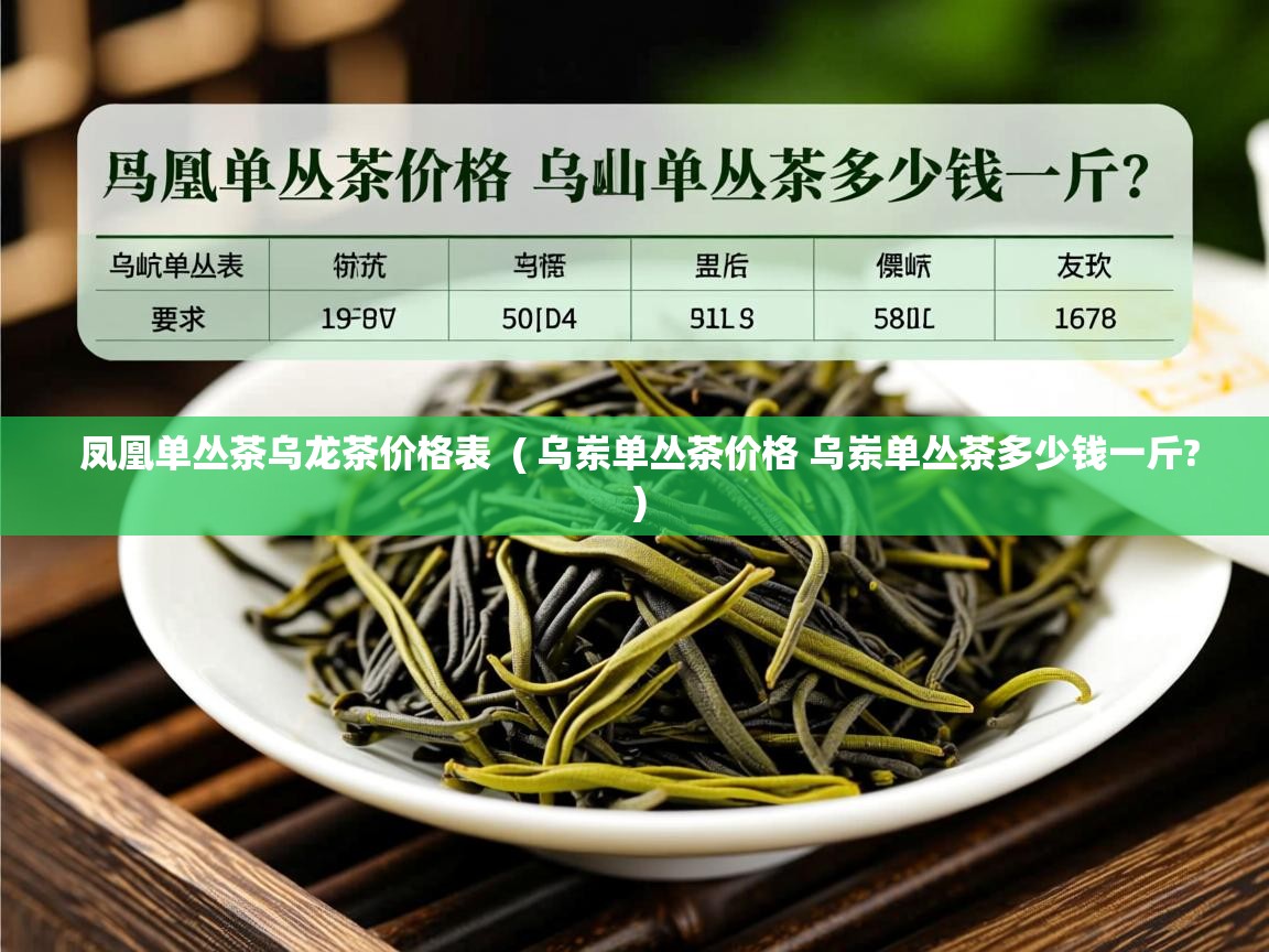 凤凰单丛茶乌龙茶价格表  ( 乌岽单丛茶价格 乌岽单丛茶多少钱一斤? )
