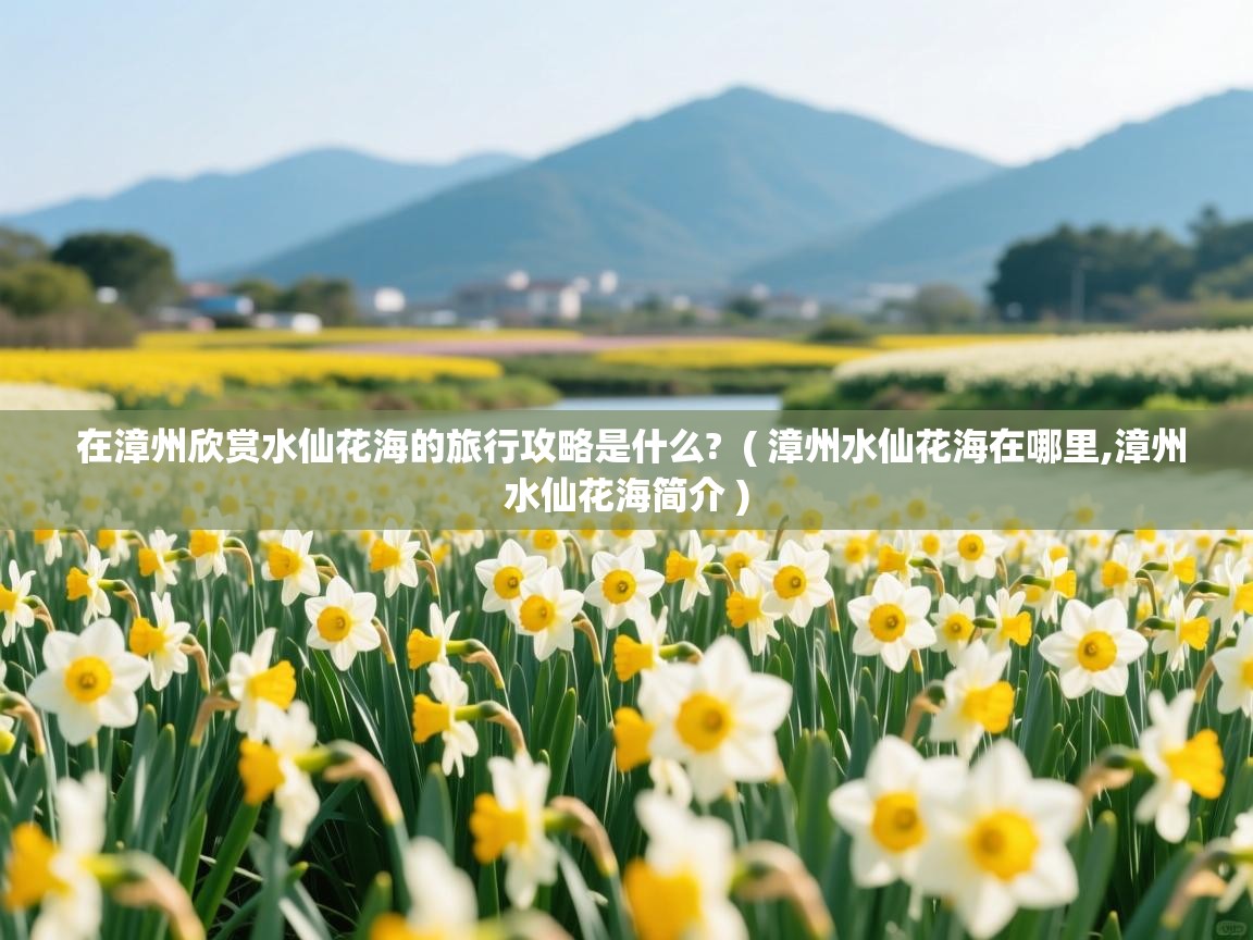  在漳州欣赏水仙花海的旅行攻略是什么?  ( 漳州水仙花海在哪里,漳州水仙花海简介 )