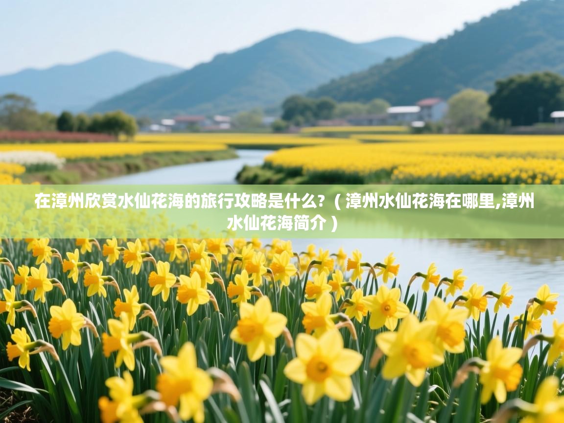  在漳州欣赏水仙花海的旅行攻略是什么?  ( 漳州水仙花海在哪里,漳州水仙花海简介 )