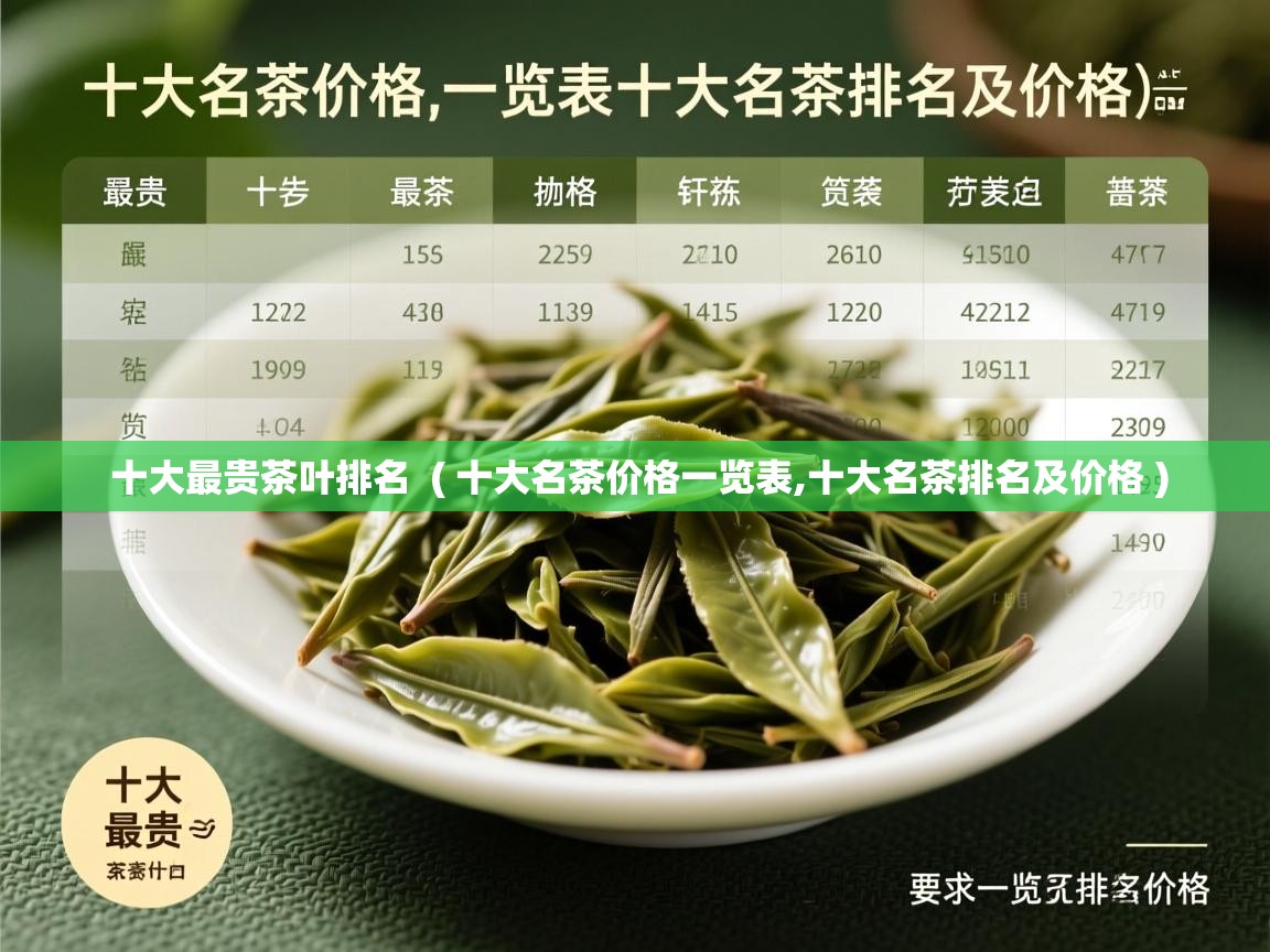  十大最贵茶叶排名  ( 十大名茶价格一览表,十大名茶排名及价格 )