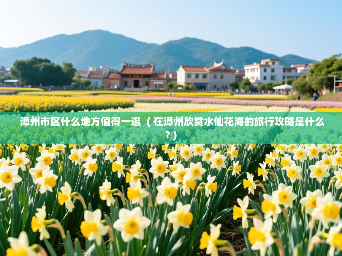  漳州市区什么地方值得一逛  ( 在漳州欣赏水仙花海的旅行攻略是什么? )