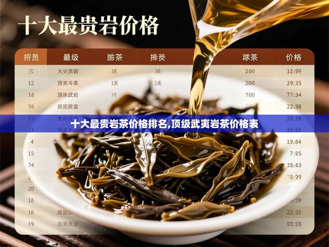  十大最贵岩茶价格排名,顶级武夷岩茶价格表 