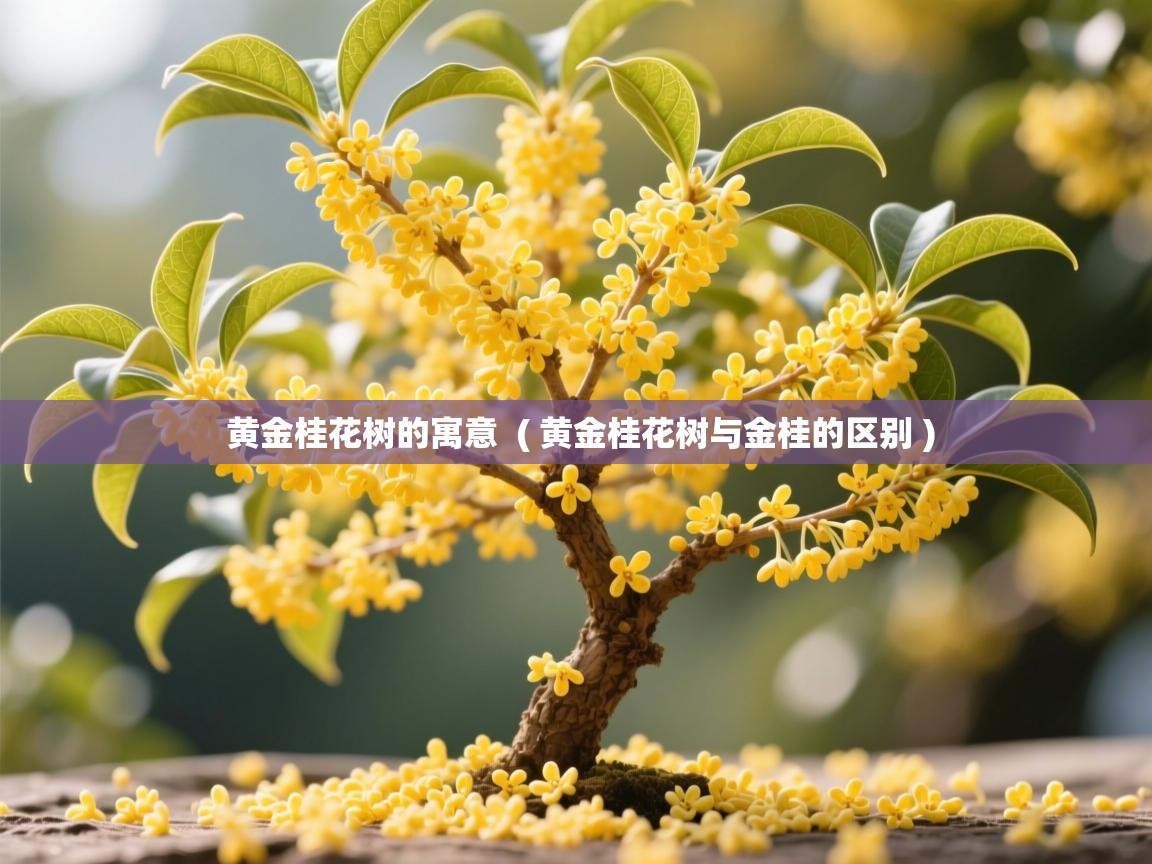  黄金桂花树的寓意  ( 黄金桂花树与金桂的区别 )