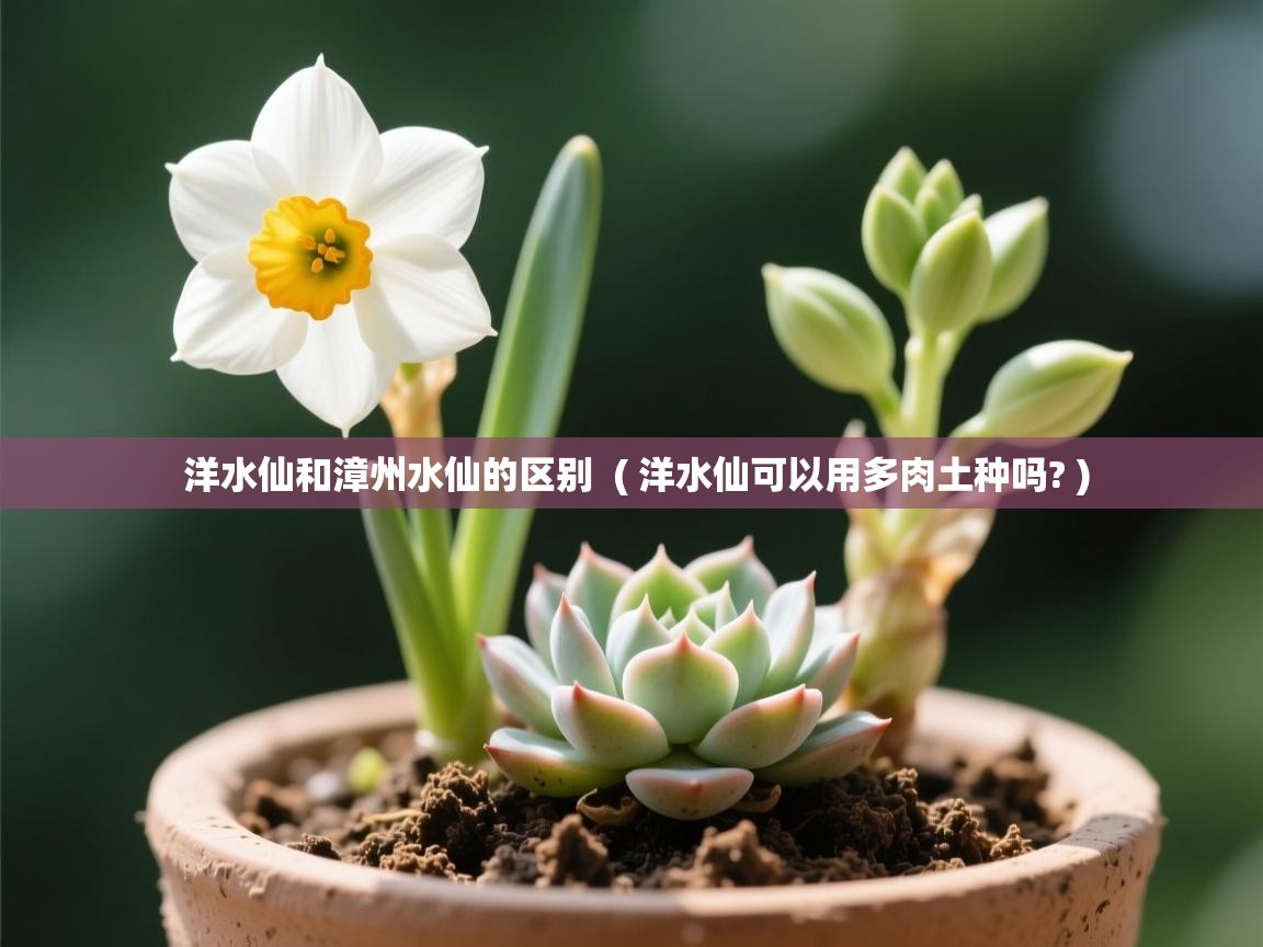  洋水仙和漳州水仙的区别  ( 洋水仙可以用多肉土种吗? )