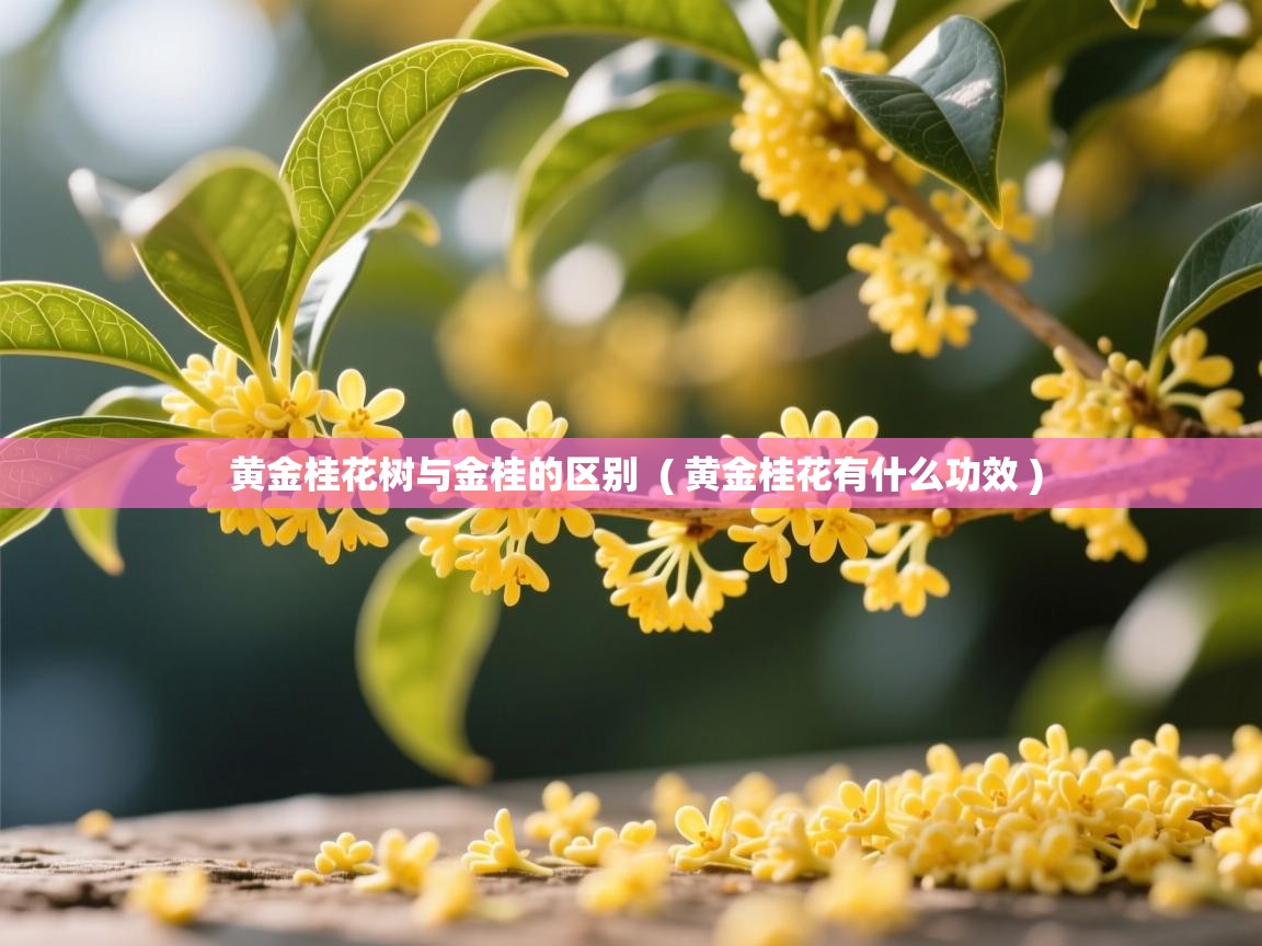  黄金桂花树与金桂的区别  ( 黄金桂花有什么功效 )