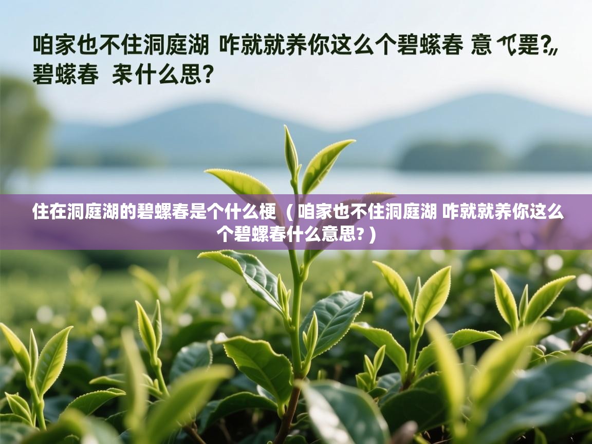  住在洞庭湖的碧螺春是个什么梗  ( 咱家也不住洞庭湖 咋就就养你这么个碧螺春什么意思? )