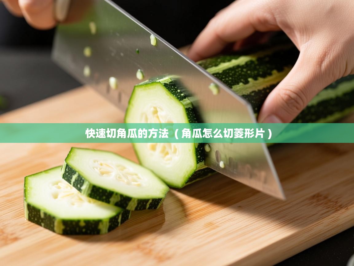 详细阅读: 快速切角瓜的方法  ( 角瓜怎么切菱形片 )  快速切角瓜的方法  ( 角瓜怎么切菱形片 )