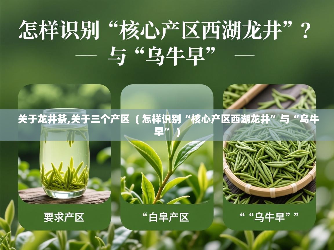  关于龙井茶,关于三个产区  ( 怎样识别“核心产区西湖龙井”与“乌牛早” )