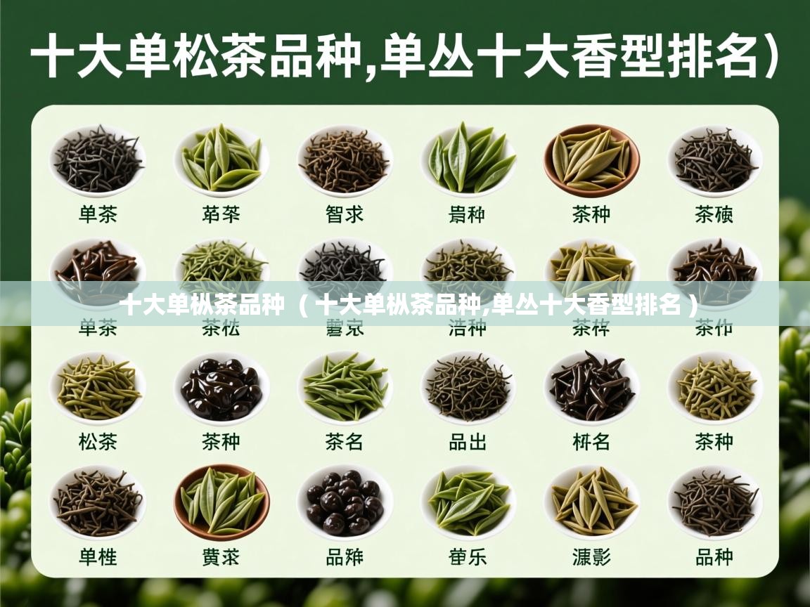 详细阅读: 十大单枞茶品种  ( 十大单枞茶品种,单丛十大香型排名 )  十大单枞茶品种  ( 十大单枞茶品种,单丛十大香型排名 )