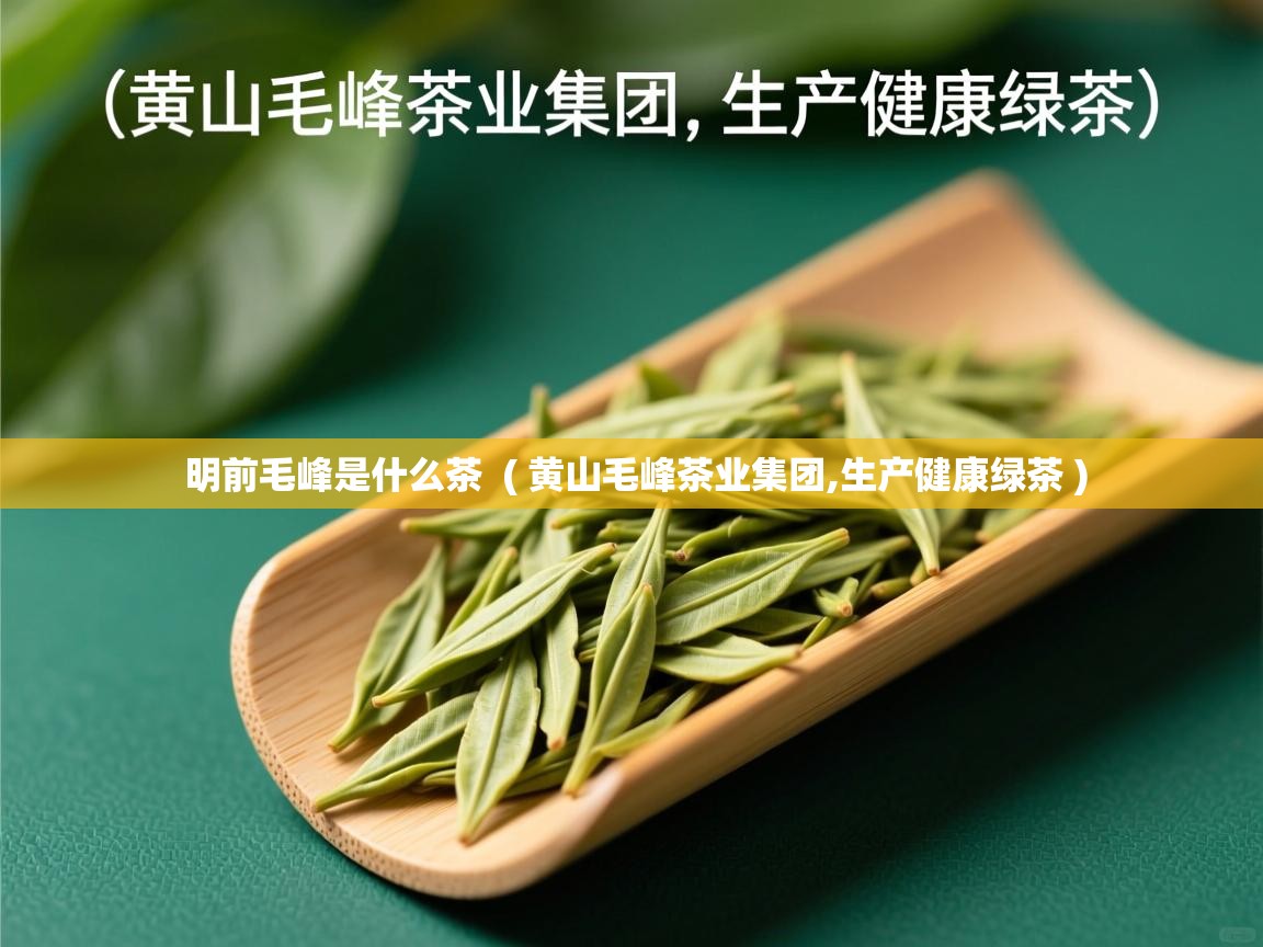  明前毛峰是什么茶  ( 黄山毛峰茶业集团,生产健康绿茶 )