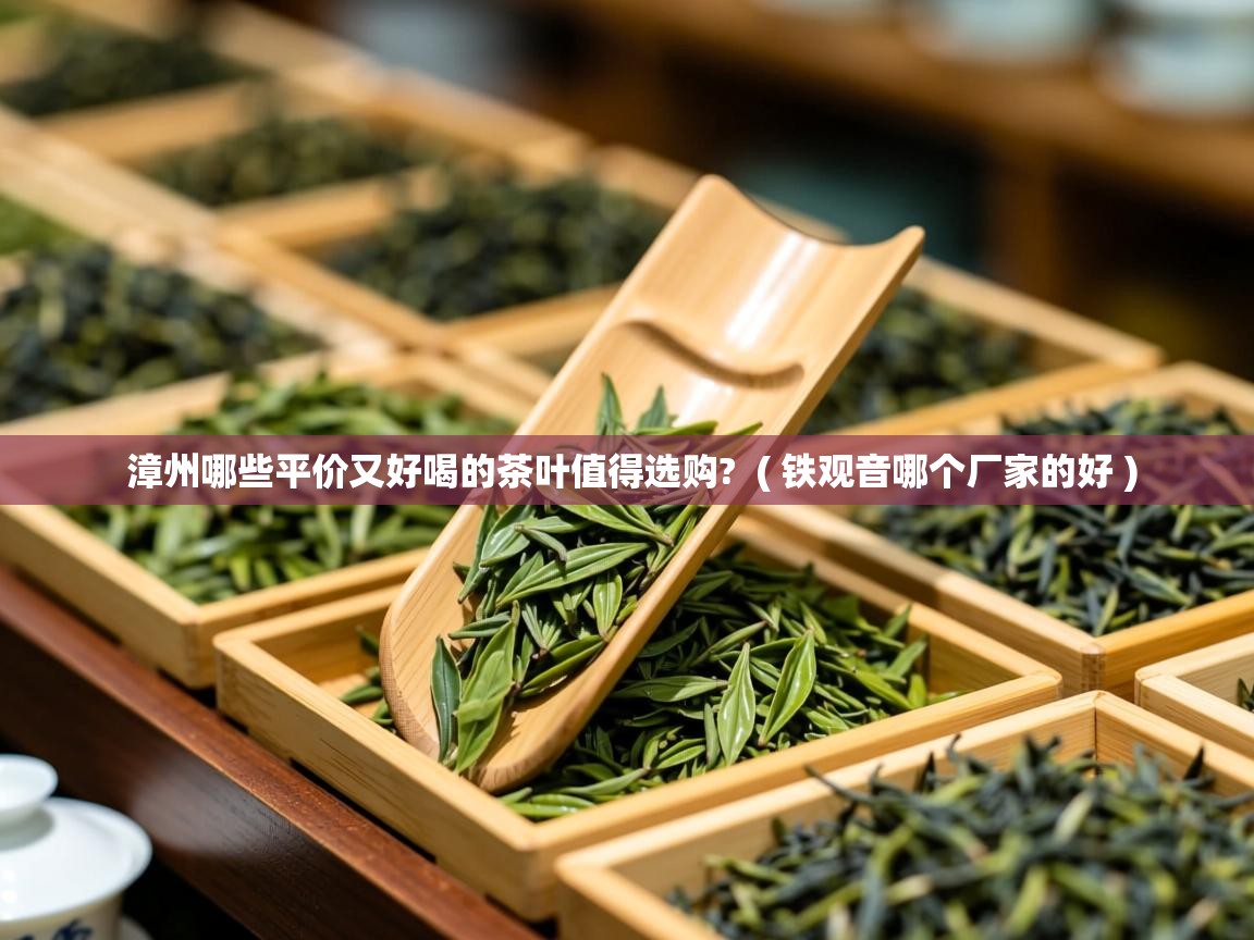  漳州哪些平价又好喝的茶叶值得选购?  ( 铁观音哪个厂家的好 )