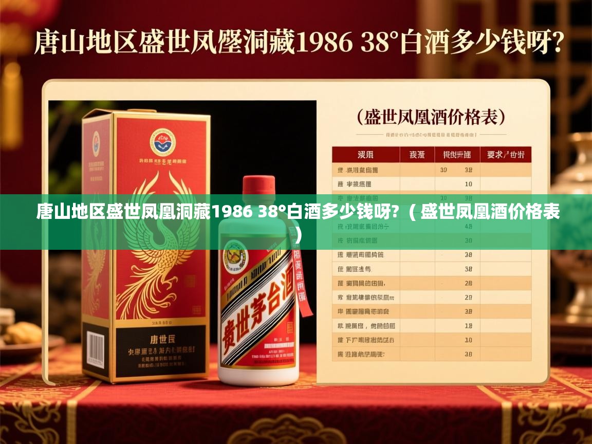 详细阅读: 唐山地区盛世凤凰洞藏1986 38°白酒多少钱呀?  ( 盛世凤凰酒价格表 )  唐山地区盛世凤凰洞藏1986 38°白酒多少钱呀?  ( 盛世凤凰酒价格表 )