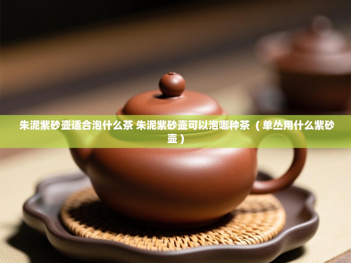 详细阅读: 朱泥紫砂壶适合泡什么茶 朱泥紫砂壶可以泡哪种茶  ( 单丛用什么紫砂壶 )  朱泥紫砂壶适合泡什么茶 朱泥紫砂壶可以泡哪种茶  ( 单丛用什么紫砂壶 )