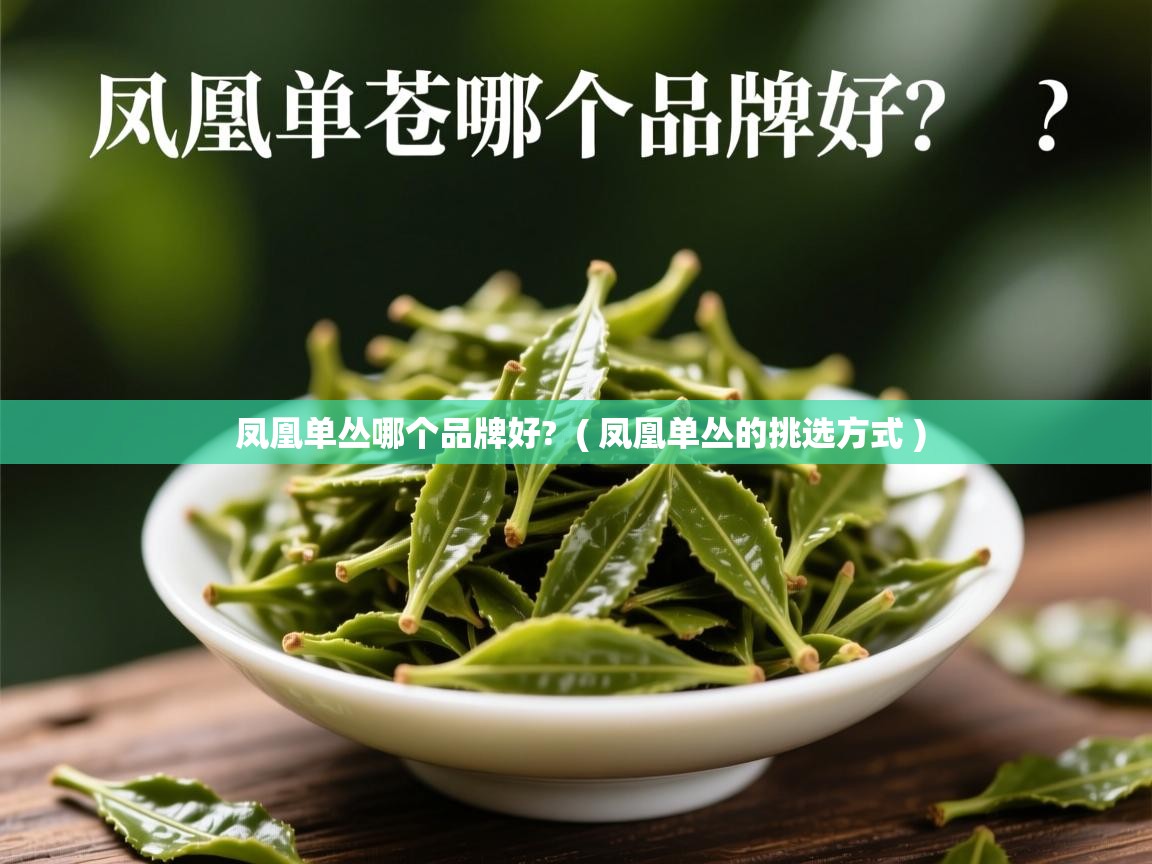 详细阅读: 凤凰单丛哪个品牌好?  ( 凤凰单丛的挑选方式 )  凤凰单丛哪个品牌好?  ( 凤凰单丛的挑选方式 )