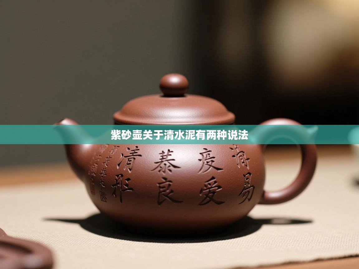  紫砂壶关于清水泥有两种说法 
