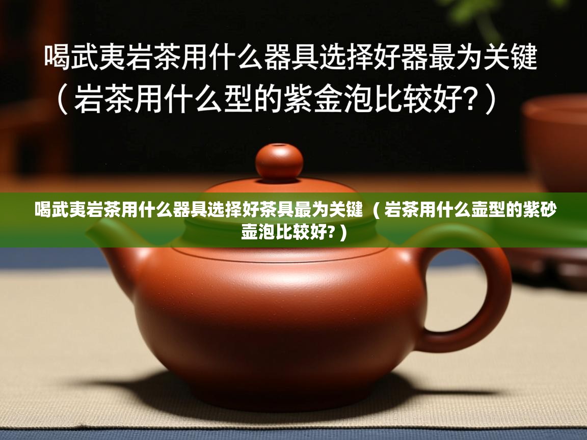 详细阅读: 喝武夷岩茶用什么器具选择好茶具最为关键  ( 岩茶用什么壶型的紫砂壶泡比较好? )  喝武夷岩茶用什么器具选择好茶具最为关键  ( 岩茶用什么壶型的紫砂壶泡比较好? )