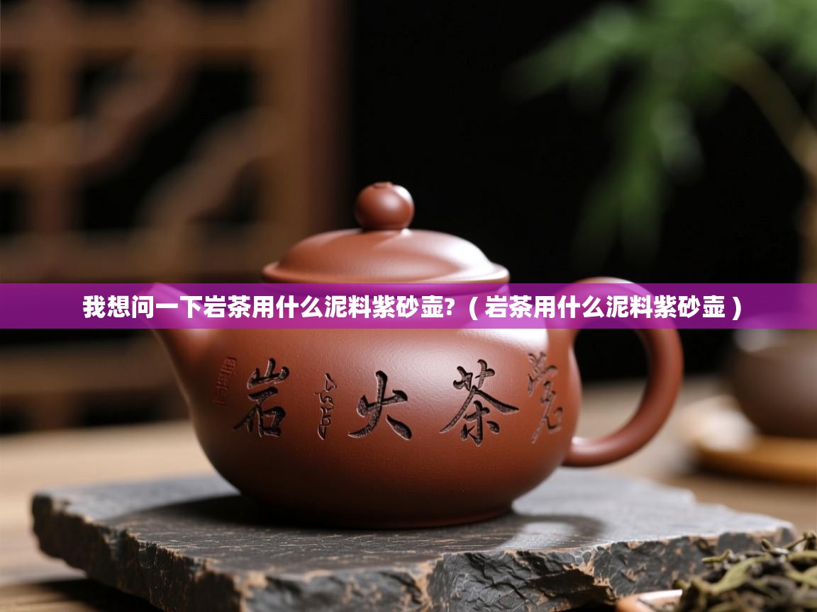 详细阅读: 我想问一下岩茶用什么泥料紫砂壶?  ( 岩茶用什么泥料紫砂壶 )  我想问一下岩茶用什么泥料紫砂壶?  ( 岩茶用什么泥料紫砂壶 )