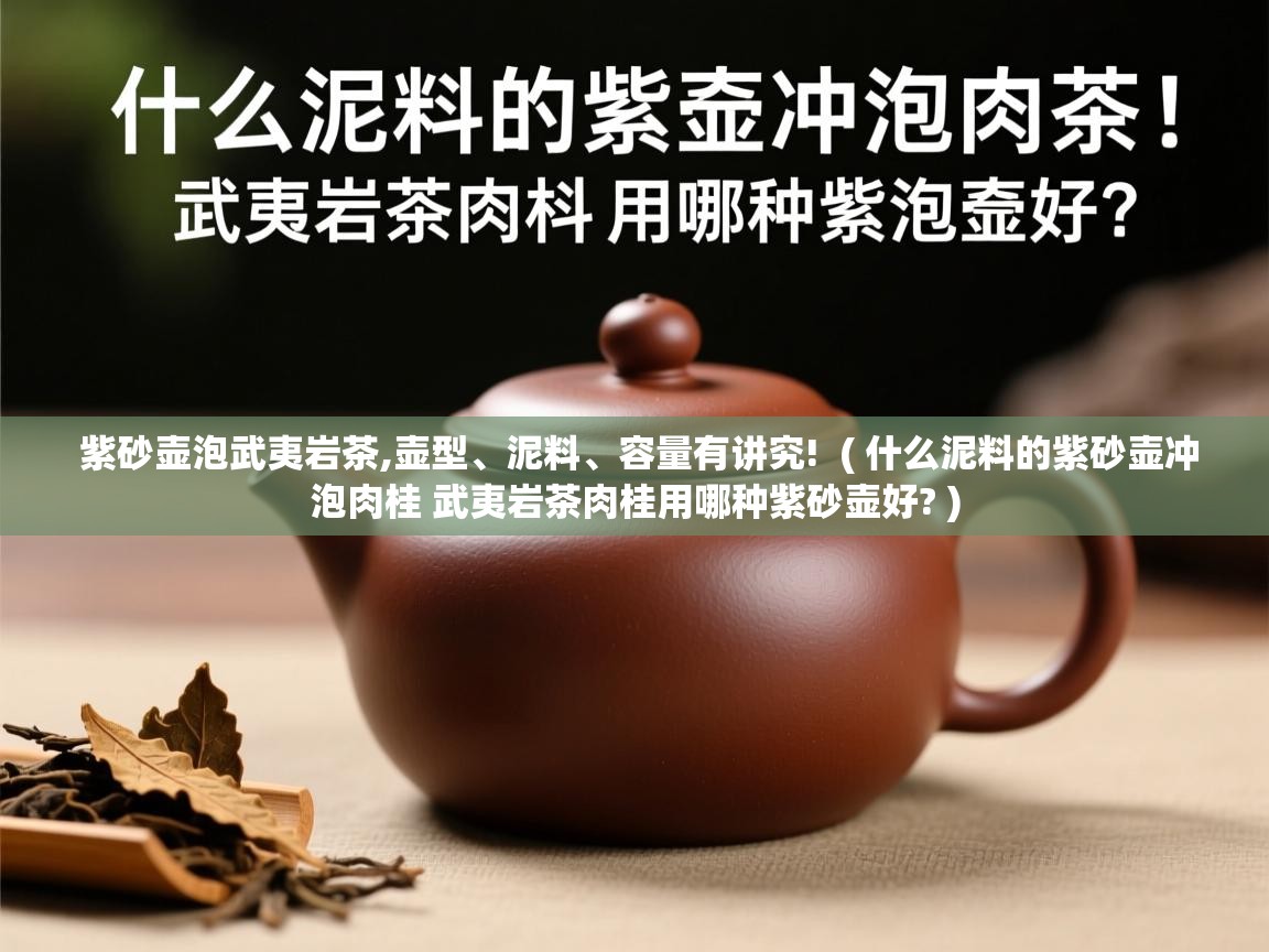  紫砂壶泡武夷岩茶,壶型、泥料、容量有讲究!  ( 什么泥料的紫砂壶冲泡肉桂 武夷岩茶肉桂用哪种紫砂壶好? )