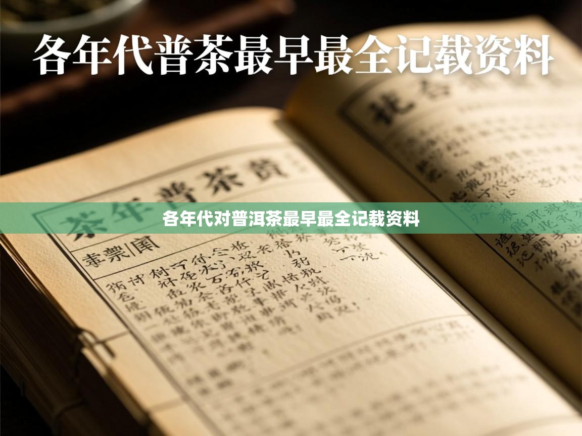 各年代对普洱茶最早最全记载资料   各年代对普洱茶最早最全记载资料