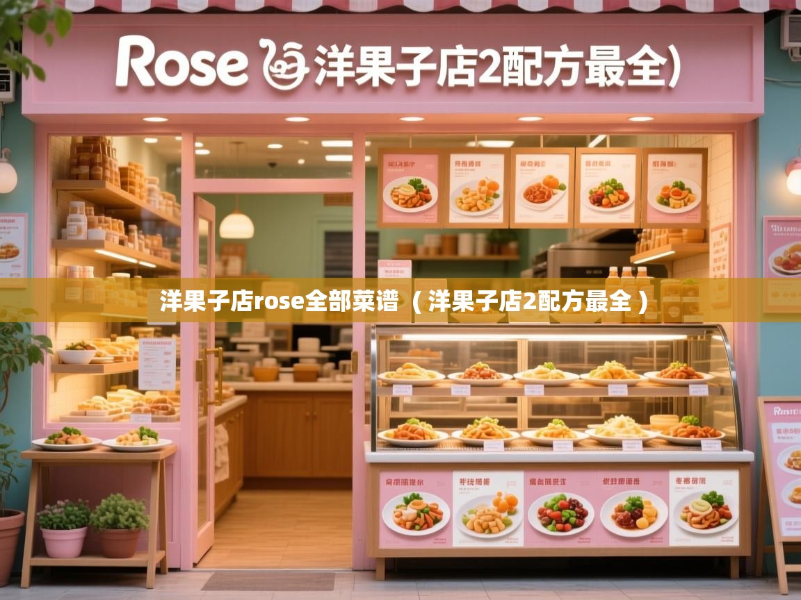 洋果子店rose全部菜谱  ( 洋果子店2配方最全 )